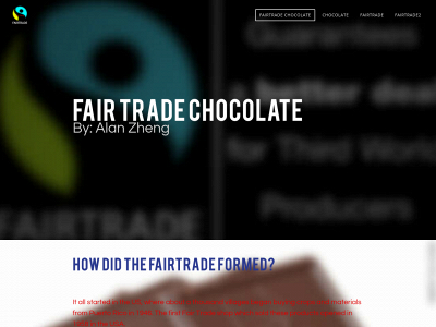fairtradechocolatehistory.weebly.com snapshot