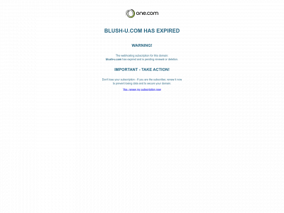 blush-u.com snapshot
