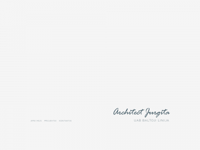 jurgitaarchitect.lt snapshot