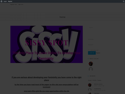 sissyspot.com snapshot