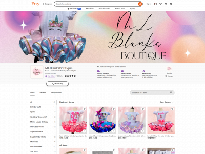 mlblanksboutique.com snapshot
