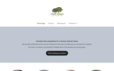 twooaksjoinery.co.uk snapshot