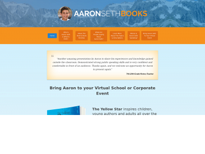aaronsethbooks.com snapshot