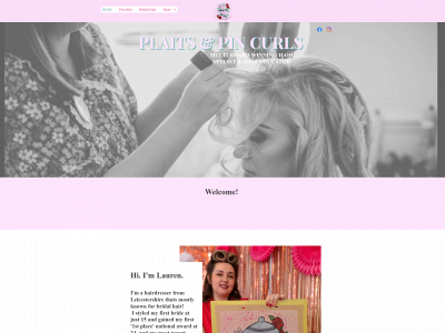 plaitsandpincurls.co.uk snapshot