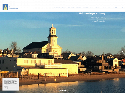 provincetownlibrary.org snapshot