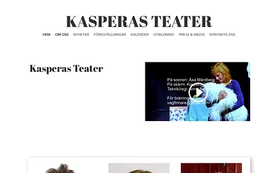 kasperasteater.se snapshot