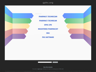 gphc.org snapshot