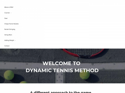 dynamictennismethod.com snapshot