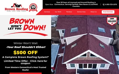 www.brownroofing.org snapshot