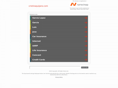 cristinaquijano.com snapshot