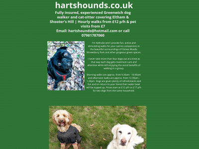 hartshounds.co.uk snapshot