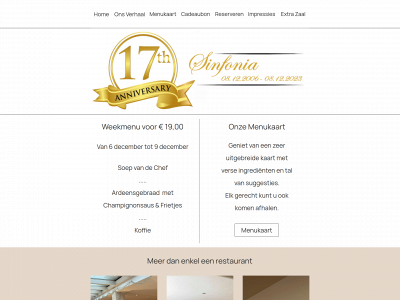 restaurant-sinfonia.be snapshot
