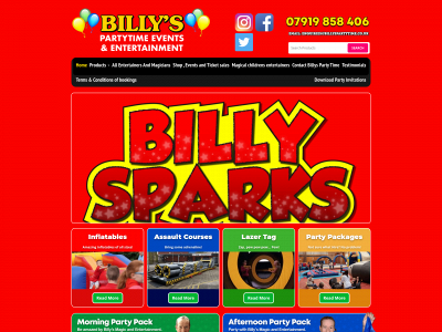 billyspartytime.co.uk snapshot