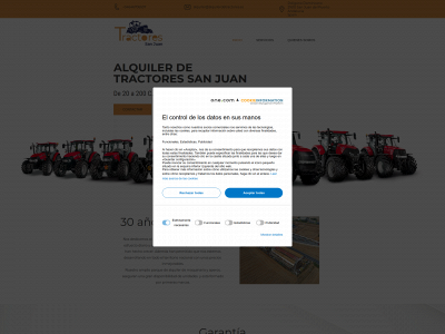 alquilerdetractores.es snapshot