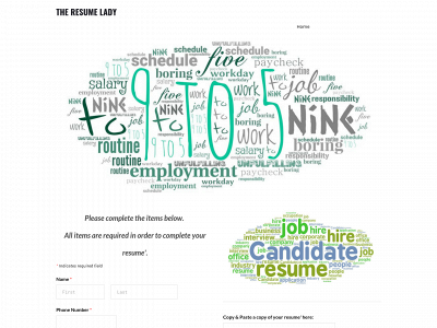 resumelady.weebly.com snapshot