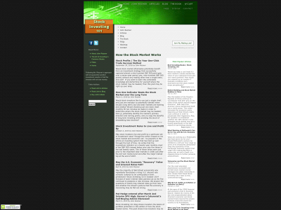 www.stockinvesting101.com snapshot
