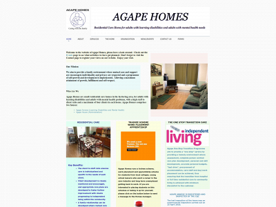 agapehomes.org.uk snapshot