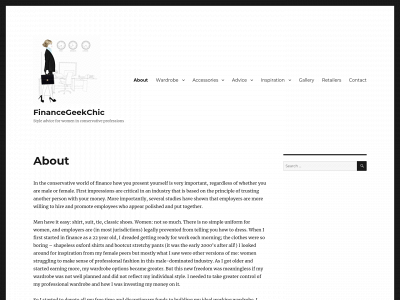 financegeekchic.com snapshot