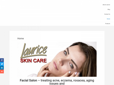 lauriceskincare.com snapshot