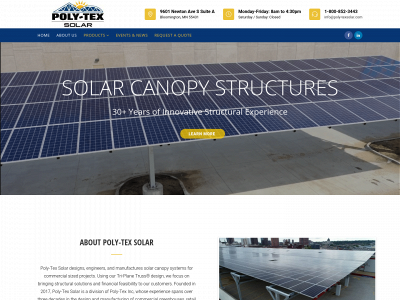 poly-texsolar.com snapshot