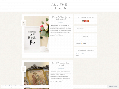 allthepiecesblog.com snapshot