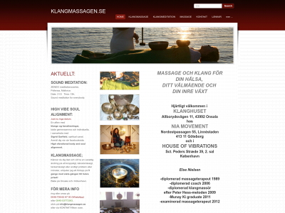 klangmassagen.se snapshot