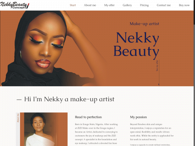 nekkybeautyconcept.com snapshot