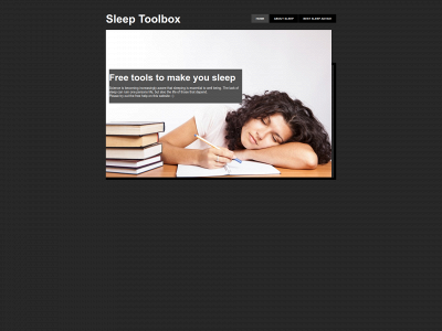 sleeptoolbox.com snapshot