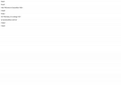 curryonline.co.uk snapshot