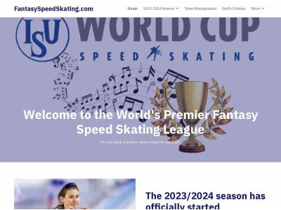 fantasyspeedskating.com snapshot