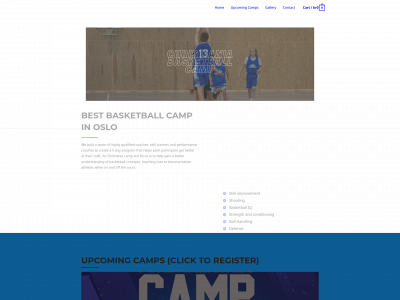christianiabasket.no snapshot