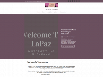 lapazimageconsultant.com snapshot
