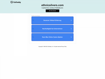 ethnicsilvers.com snapshot