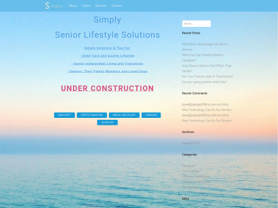 simplyseniorlifestylesolutions.com snapshot