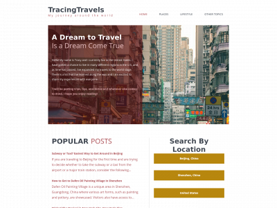 tracingtravels.com snapshot