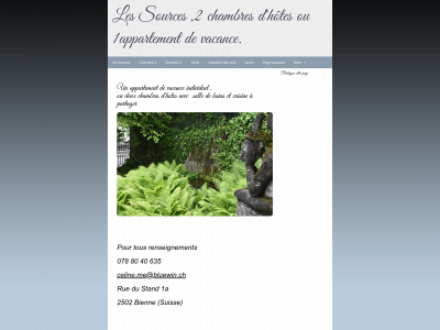 chambres-les-sources.ch snapshot