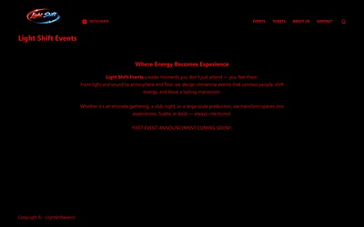lightshiftevents.com snapshot