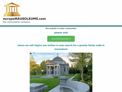 europemausoleums.com snapshot