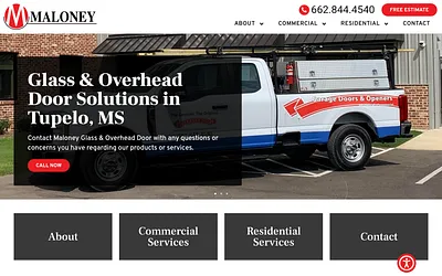 maloneyglassanddoor.com snapshot