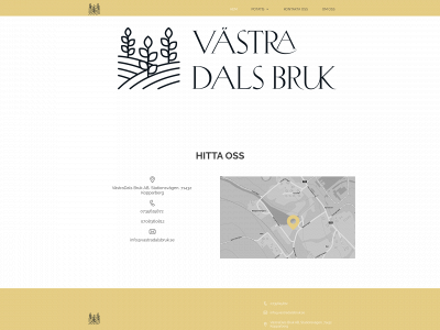 vastradalsbruk.se snapshot