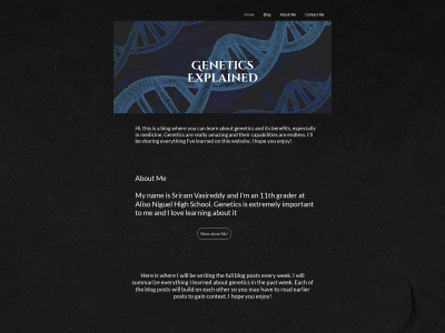 geneticsblog.one snapshot