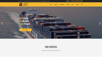 quantumexpresslogistics.com snapshot