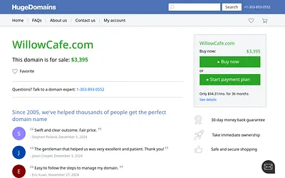 willowcafe.com snapshot