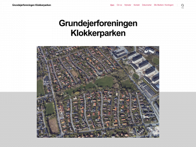 klokkerparken.dk snapshot
