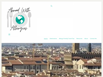 abroadwithallergies.com snapshot