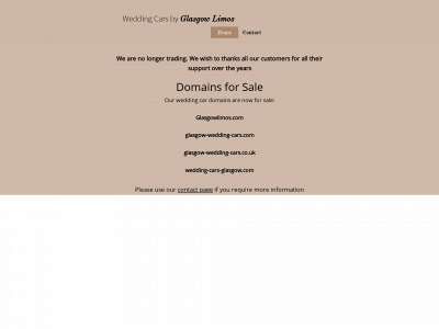 glasgow-wedding-cars.co.uk snapshot