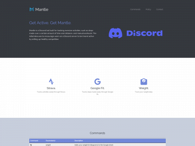 mantle-bot.com snapshot