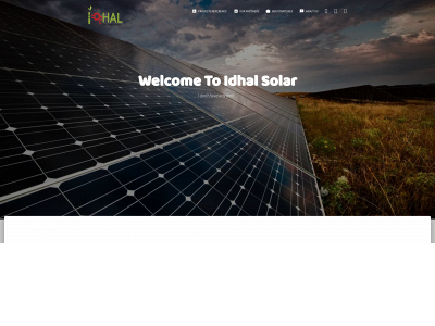 idhalsolar.com snapshot