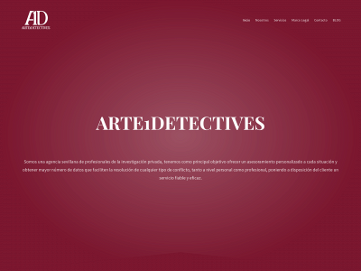 arte1detectives.com snapshot
