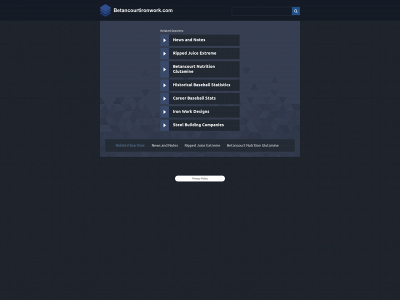 betancourtironwork.com snapshot